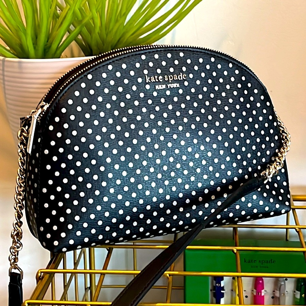 Kate Spade Dome Black Shoulder Bag EUC